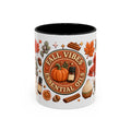 Herbst-Vibes Kaffeetasse für Öle-Liebhaber – Kürbis, Zimt & gemütliches Aromatherapie-Design