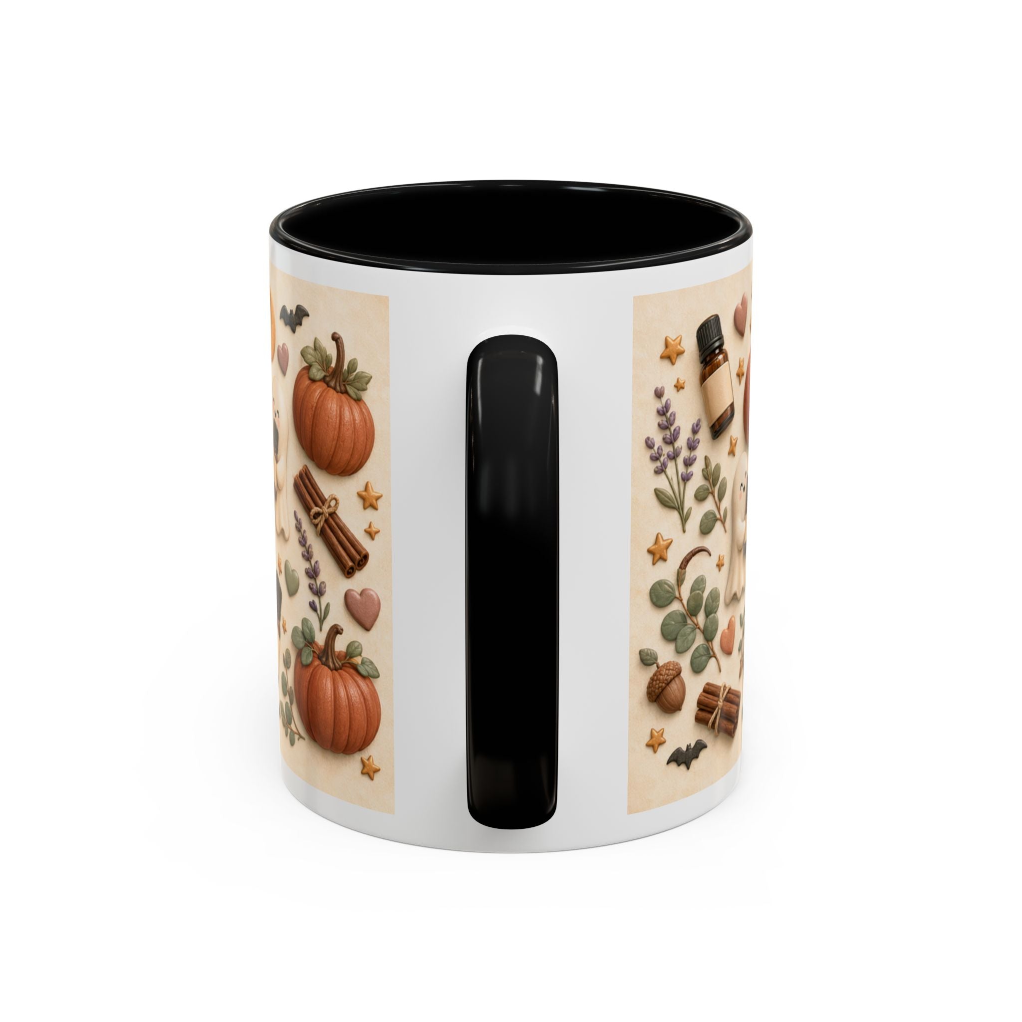 Oils First, Haunt Later“ Kaffeetasse – Halloween-Geist & ätherische Öle