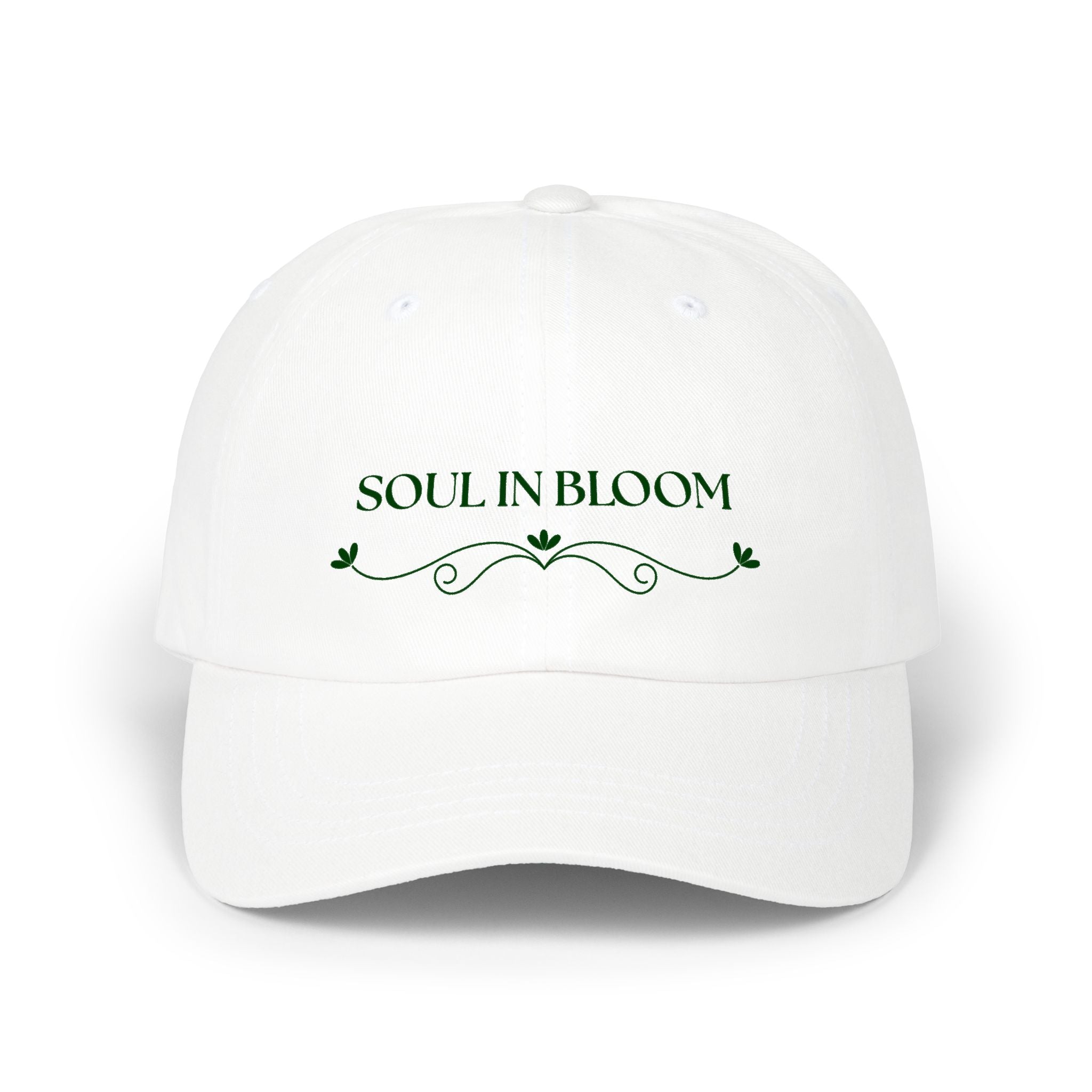 SOUL IN BLOOM – Botanical Cap mit Good Vibes