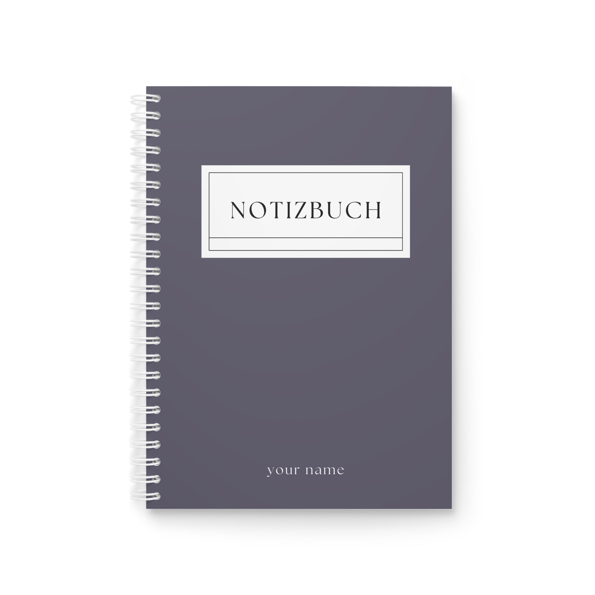 Personalisiertes Spiral-Notizbuch | Elegantes Journal mit Namen